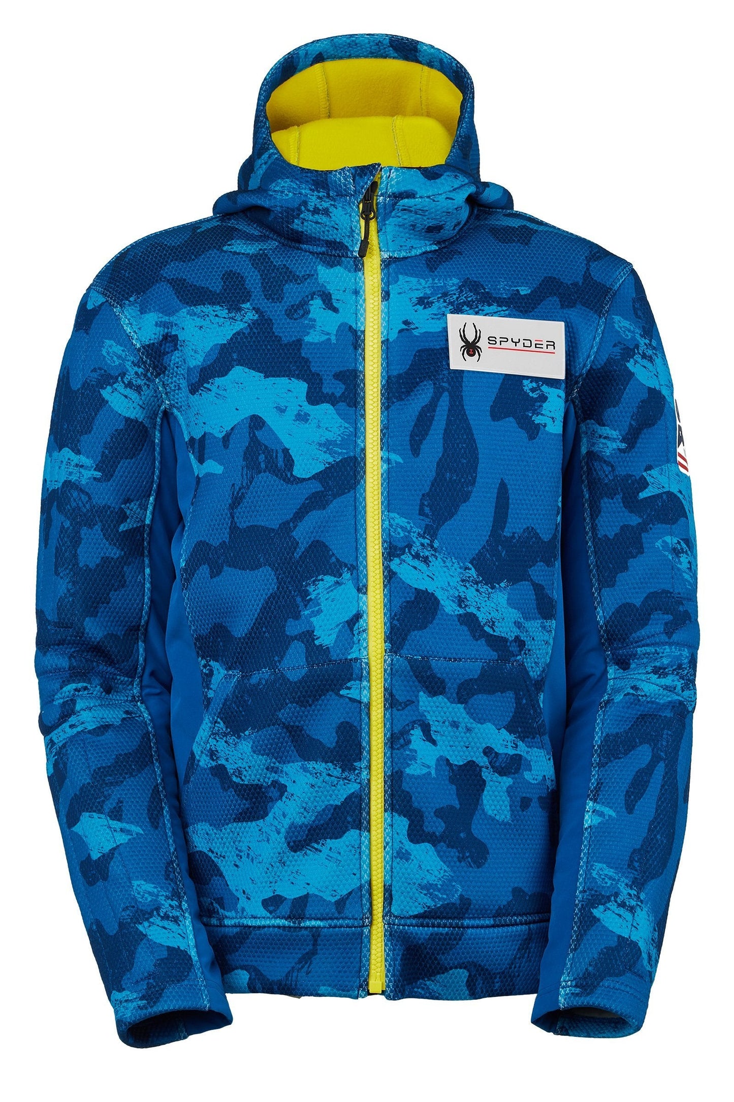 Slalom - Blaues Tarnmuster