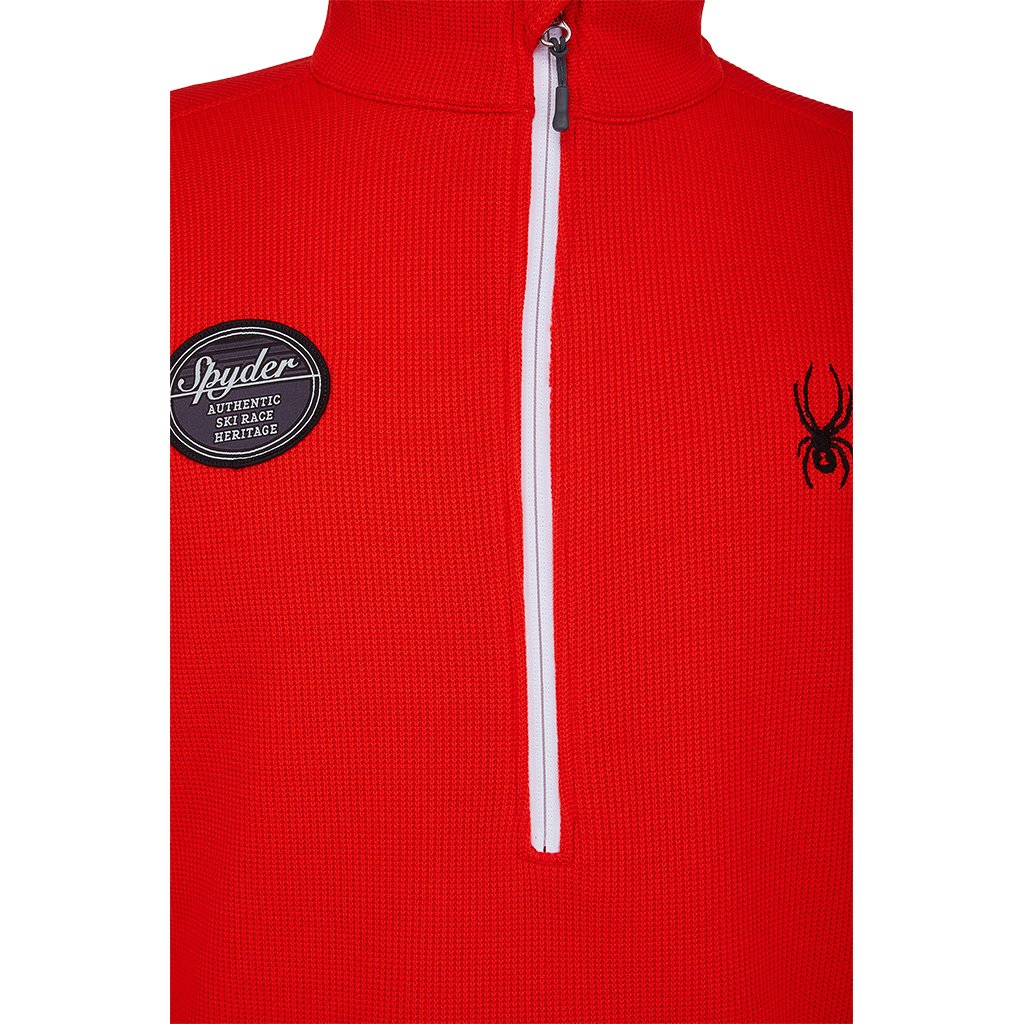 Mens Bandit Wengen Half Zip - Volcano