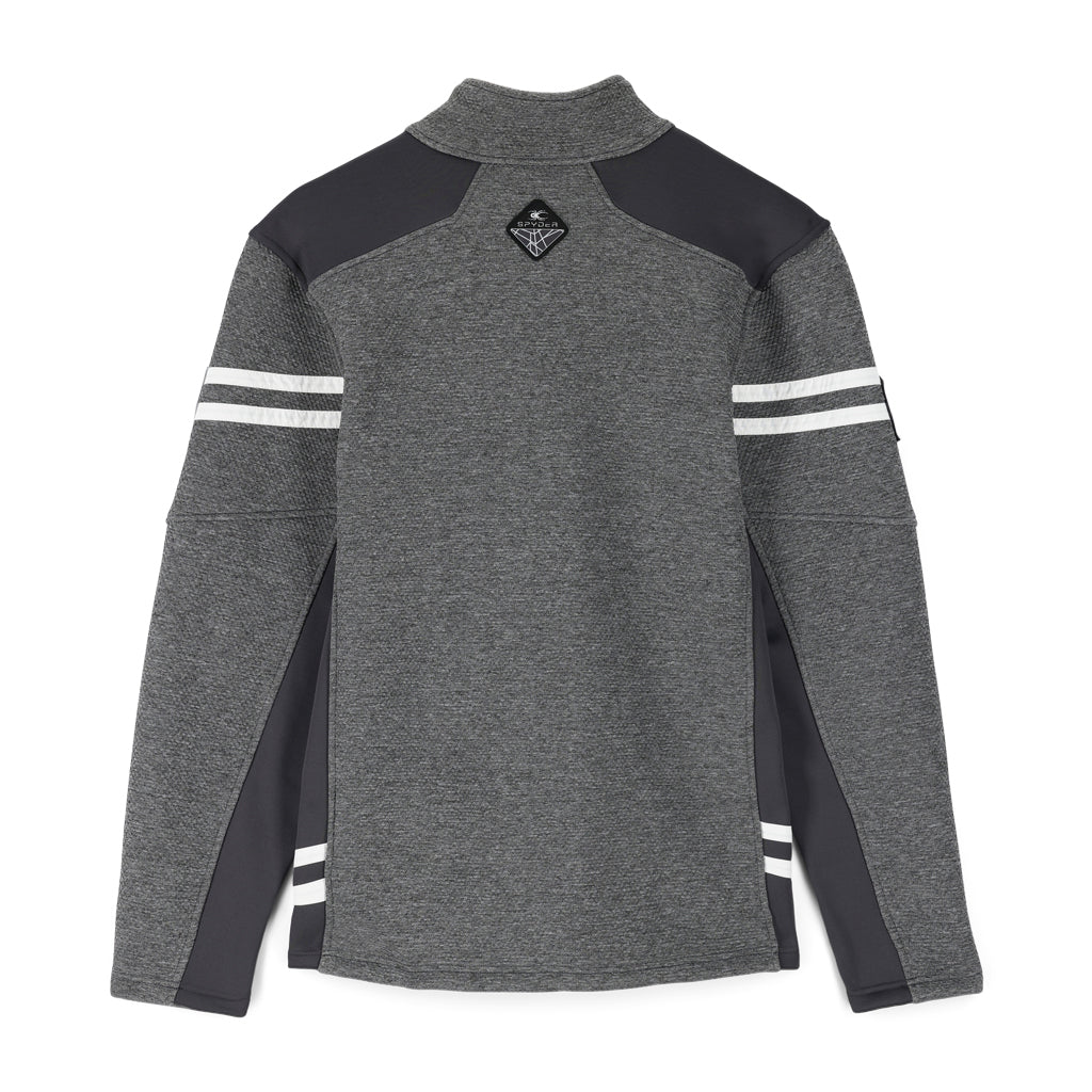 Wengen demi-zip pour homme - Ébène