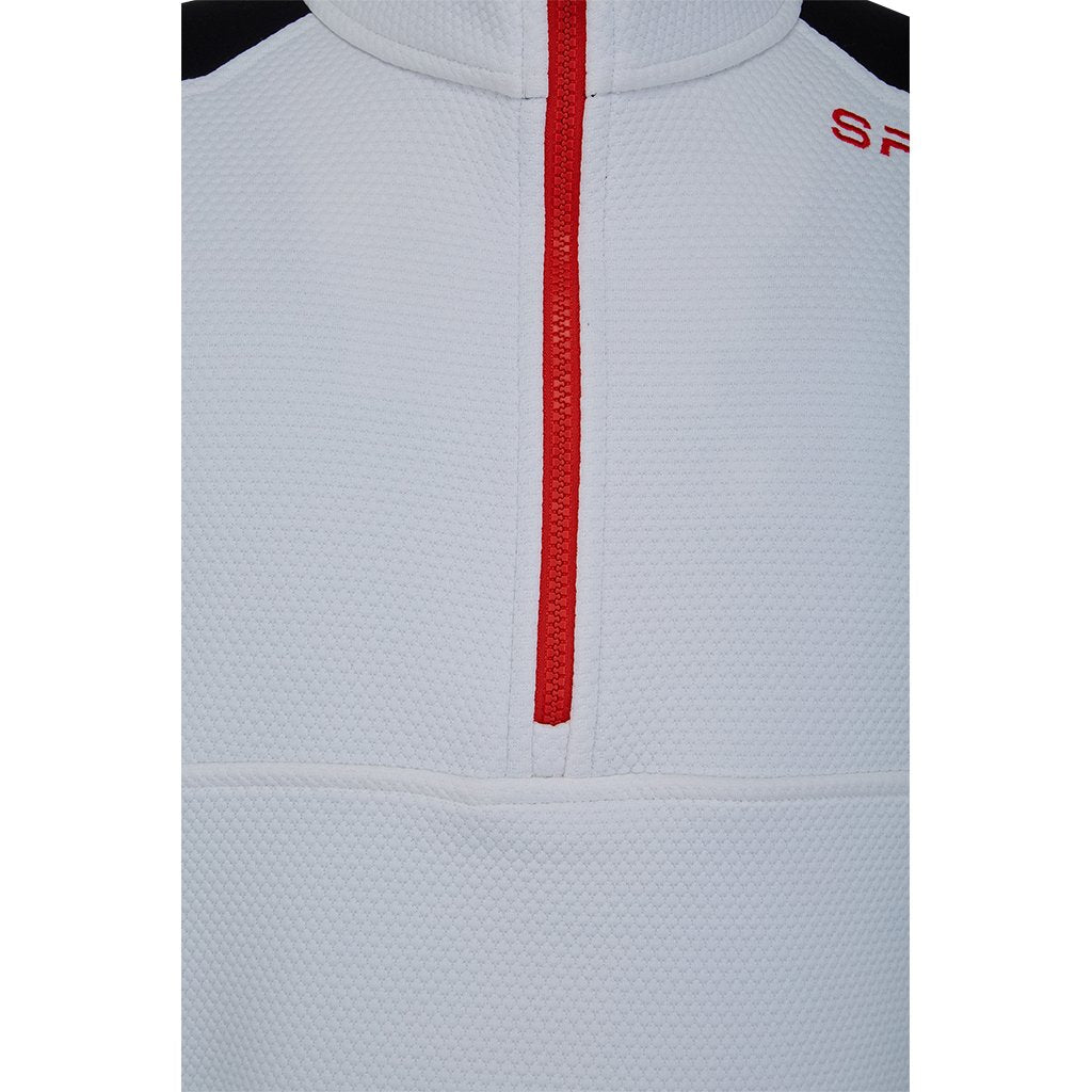 Wengen demi-zip pour homme - Blanc