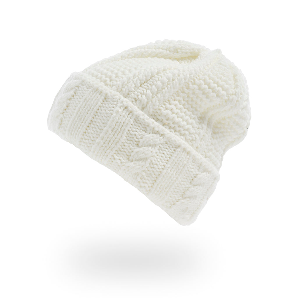 Pull à torsades pour femme - Blanc (2022)