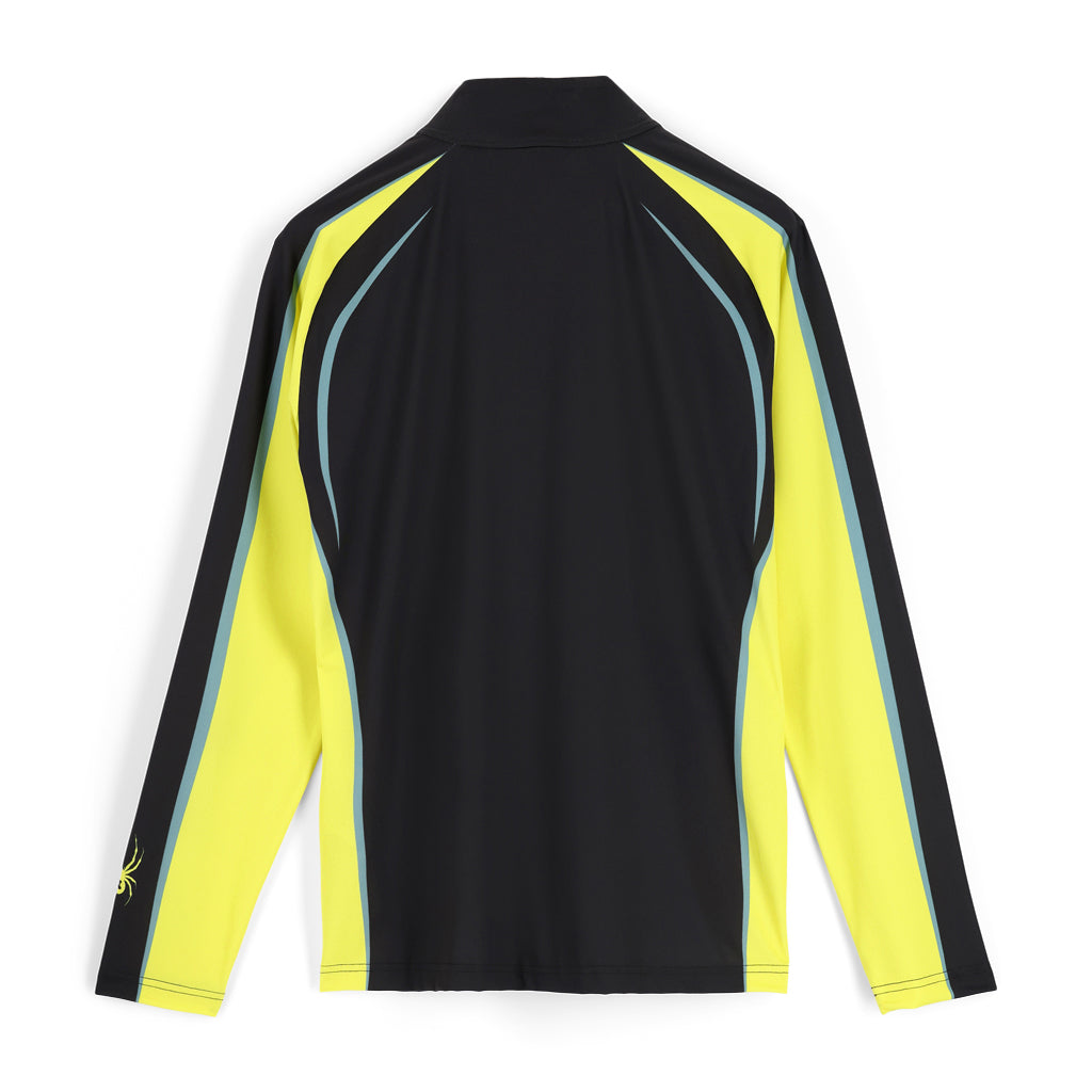 Demi-zip rétro homme - Citron noir (2022)