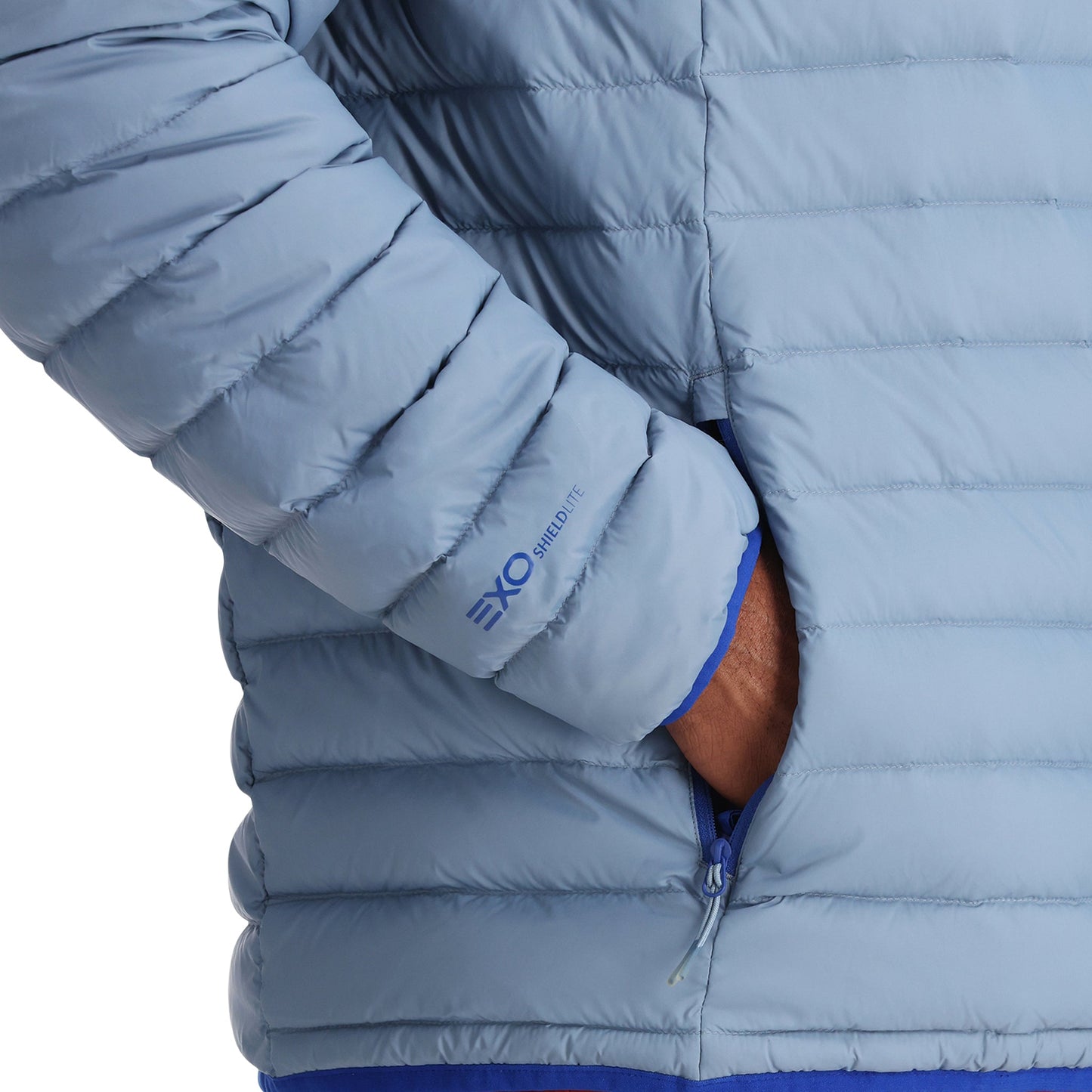 Mens Zenith Hooded - Blue Fog