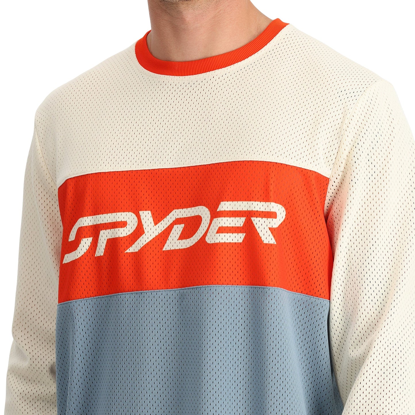 Olson Herren-Langarmtrikot – Blaunebel