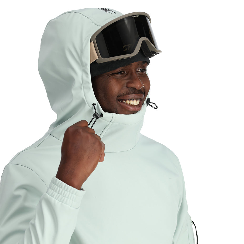 Sweat à capuche unisexe Softshell pour l'équitation - Vert d'hiver