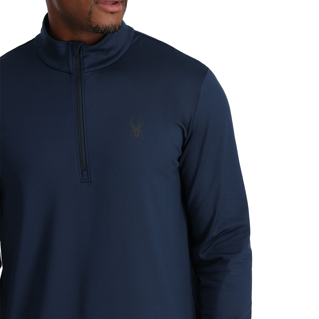 Veste Prospect demi-zip pour homme - Bleu marine
