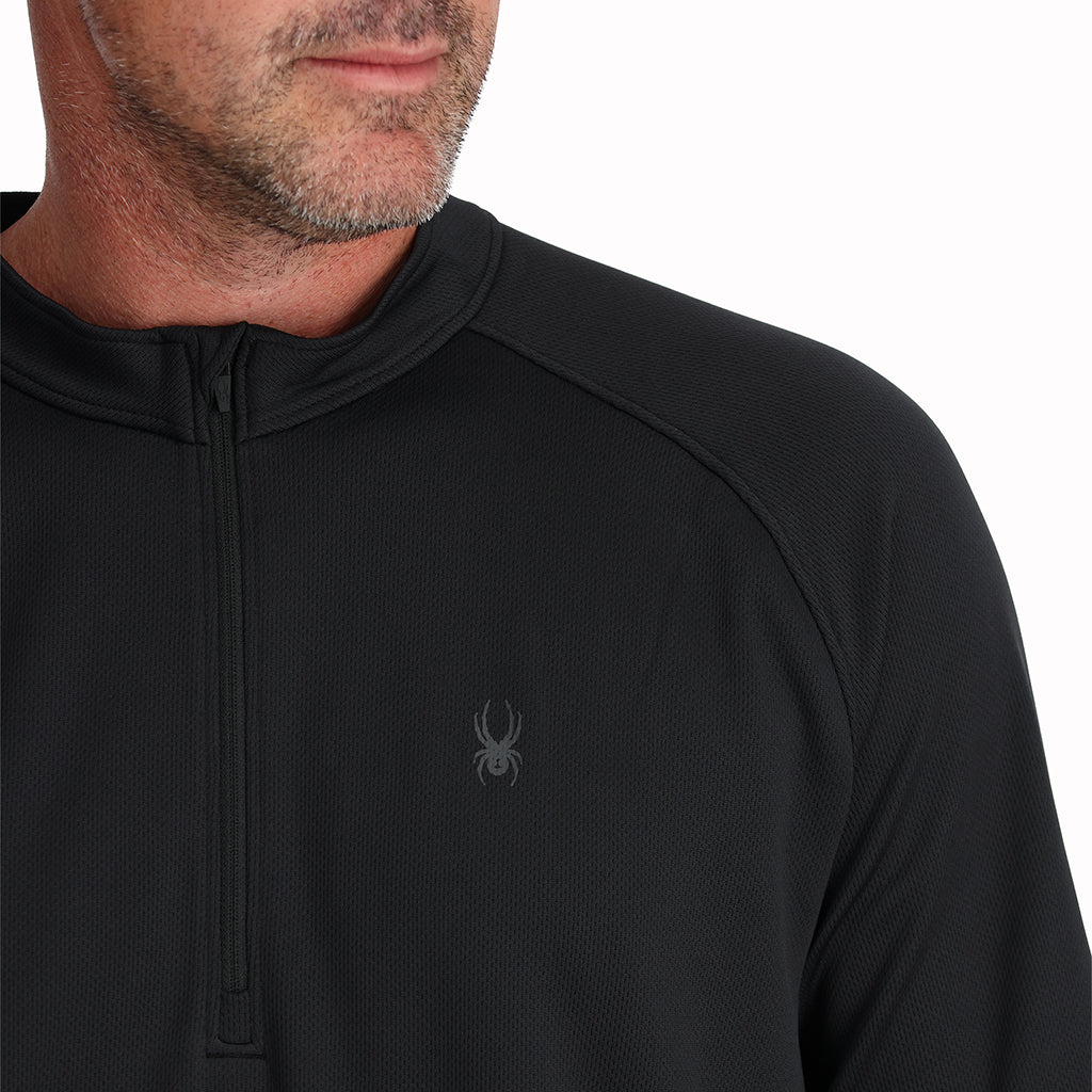 Pull Turner demi-zip pour homme - Noir