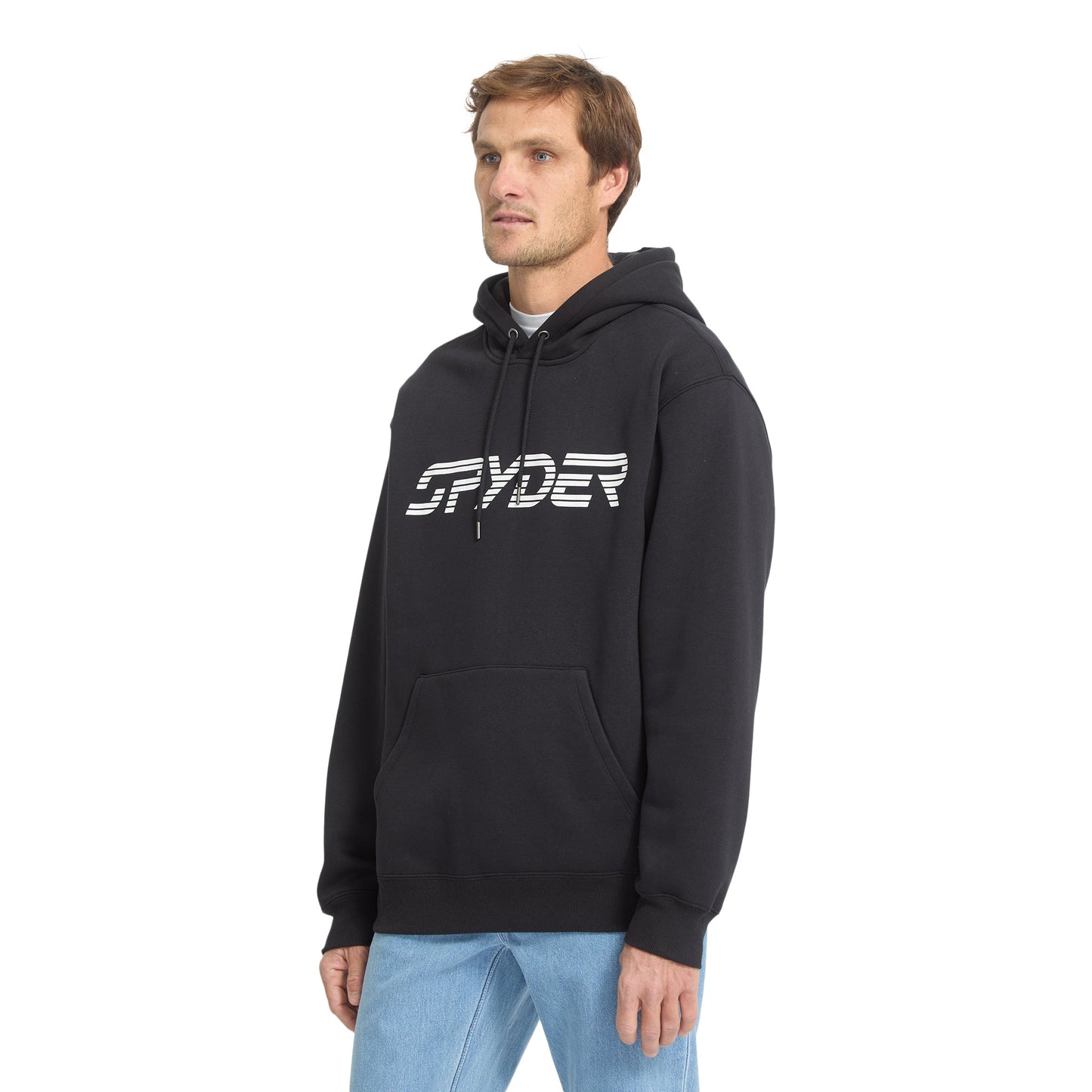 Sweat à capuche homme avec logo - Noir