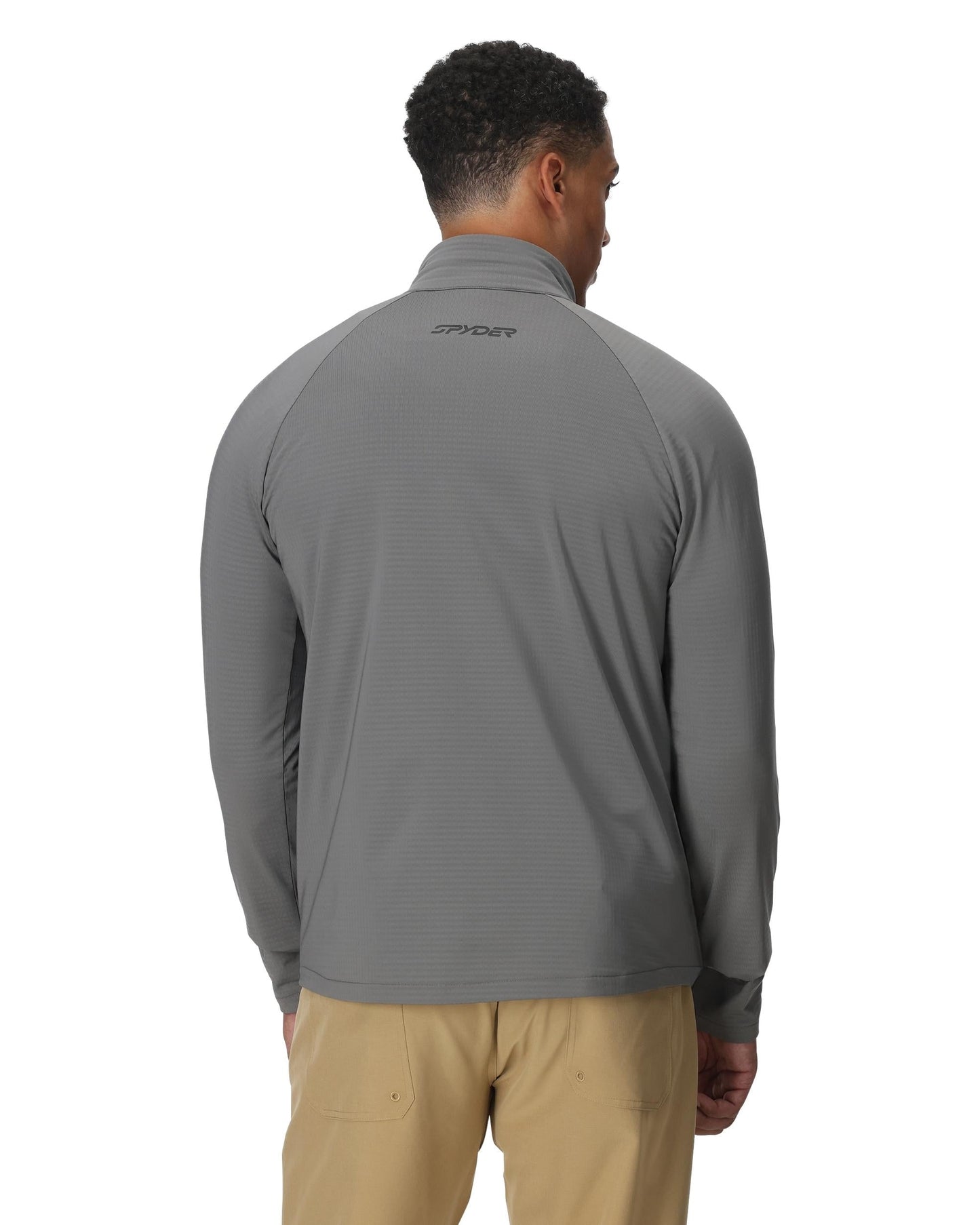 Herren Gridweb Full Zip - Storm