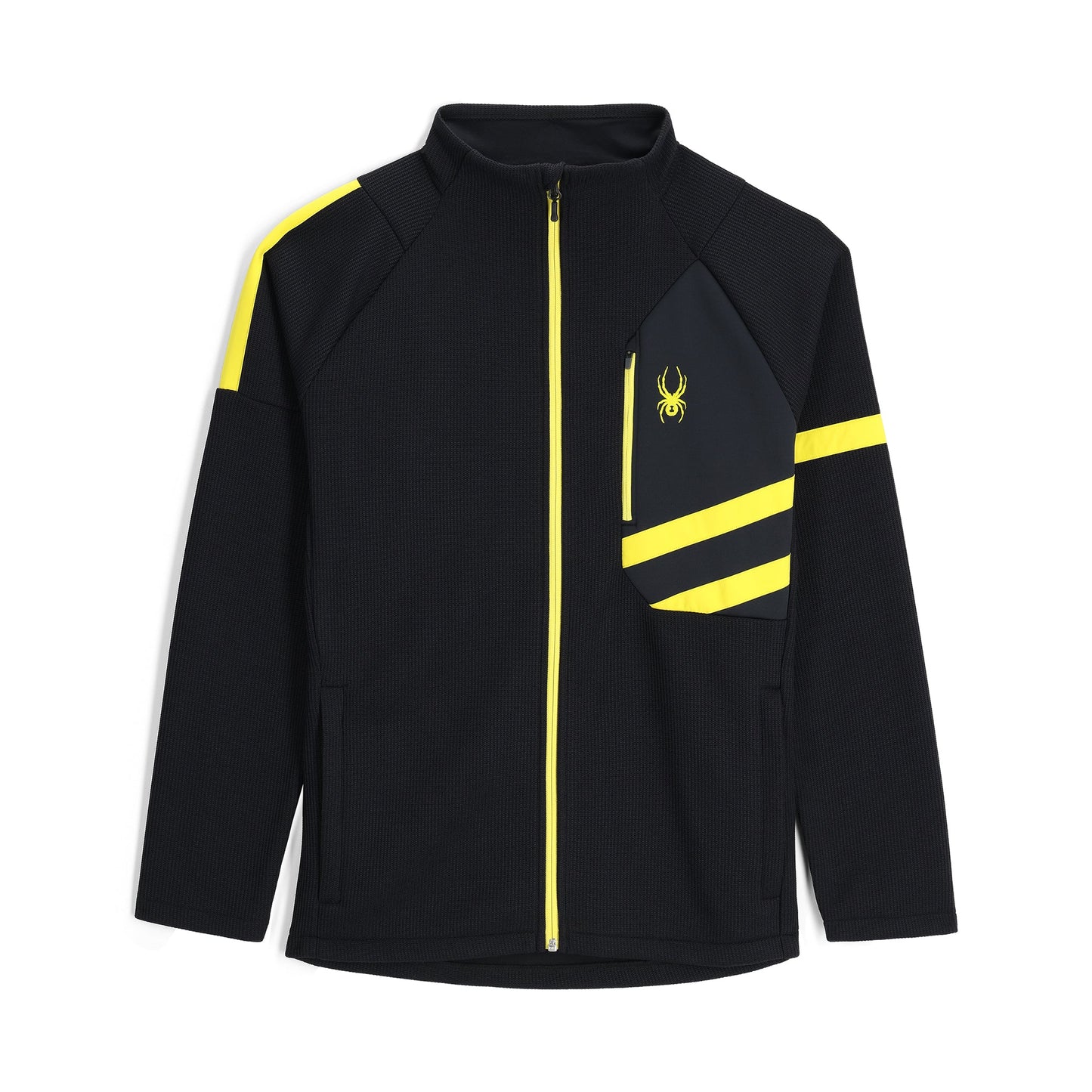 Veste Wengen Bandit pour homme à fermeture éclair intégrale - Noire