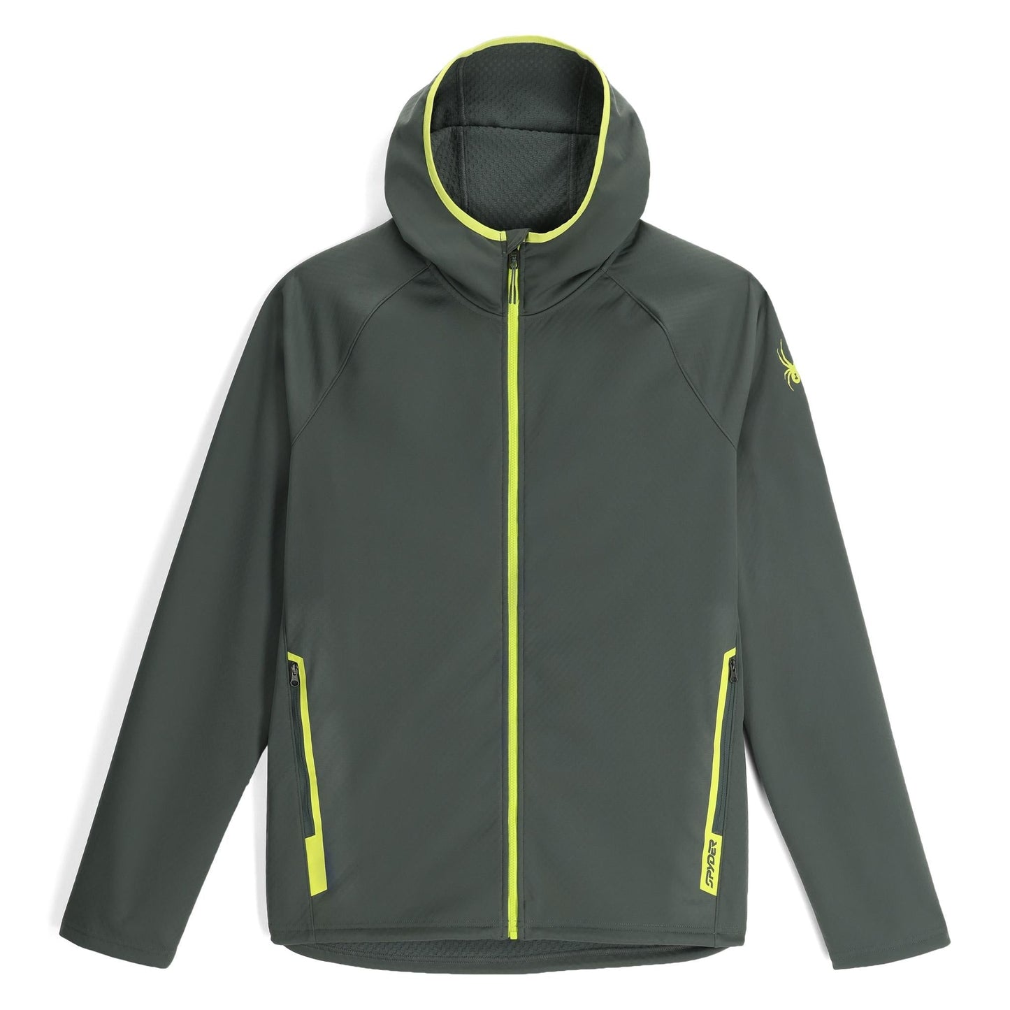 Sweat à capuche Gridweb ShellFleece™ pour homme - Forêt sombre