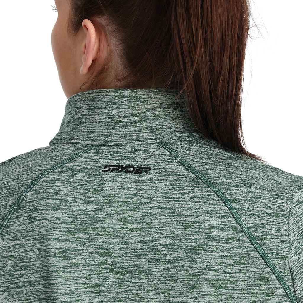 Damen Accord Half Zip - Zypressengrün