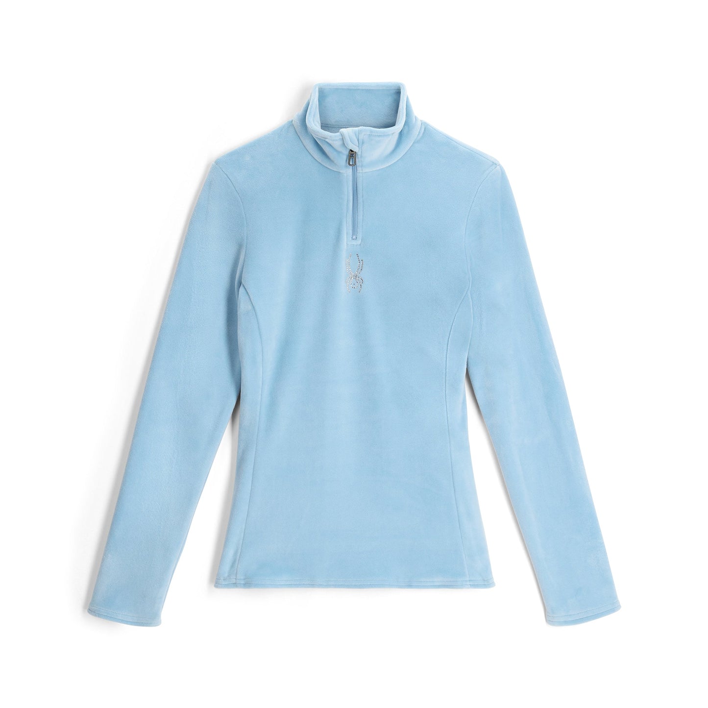Womens Shimmer Bug Half Zip - Blue Drift
