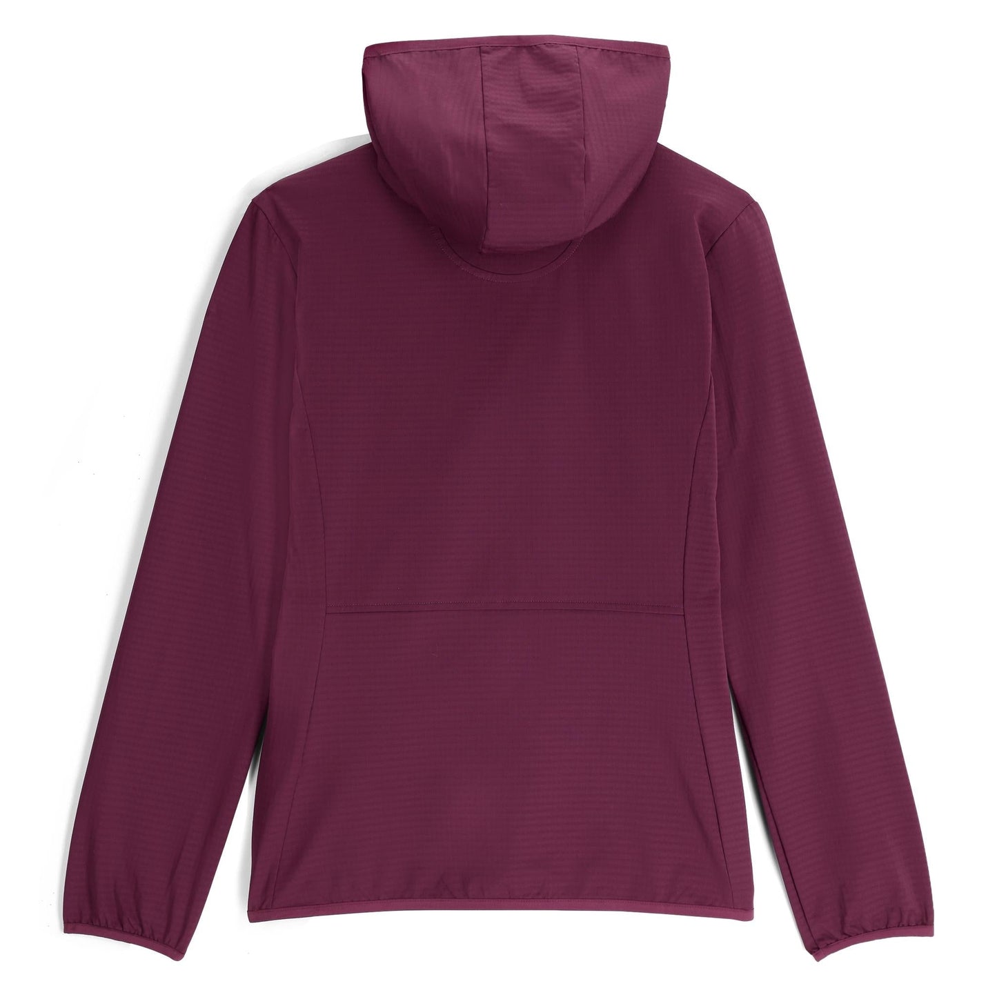 Damen-Fleece-Hoodie mit Gridweb-Technologie – Pflaume