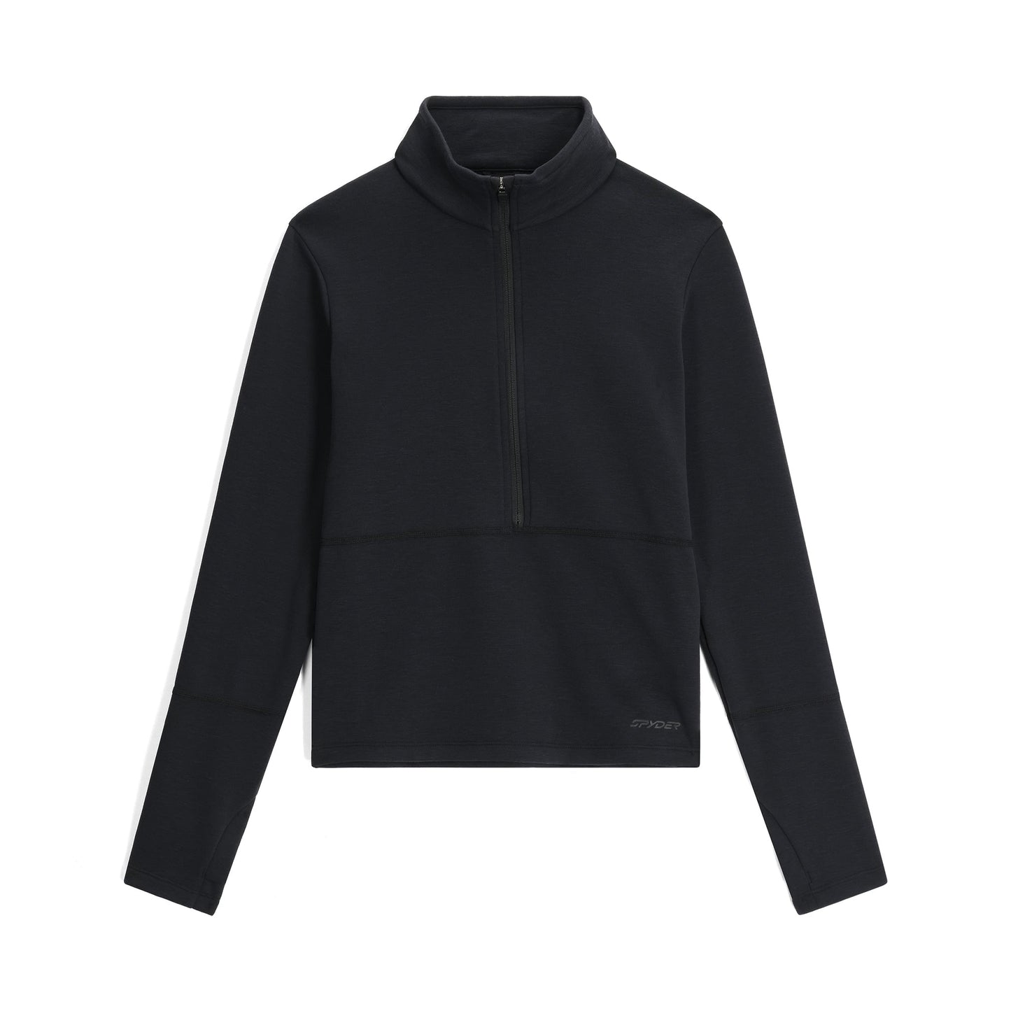 Damen Speed Fleece Halbreißverschluss - Schwarz