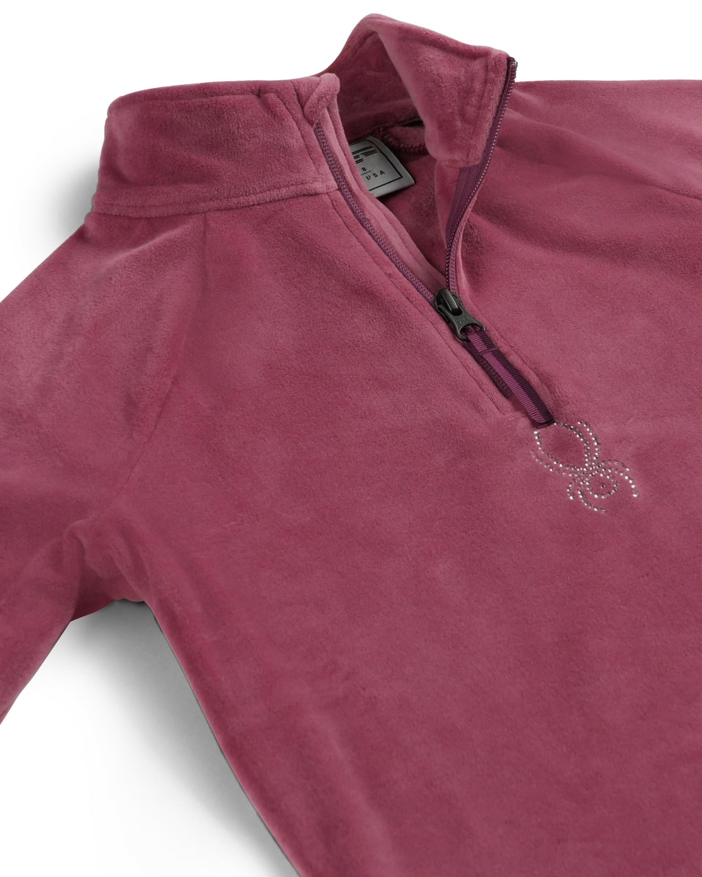 Mädchen Shimmer Bug Half Zip - Acai