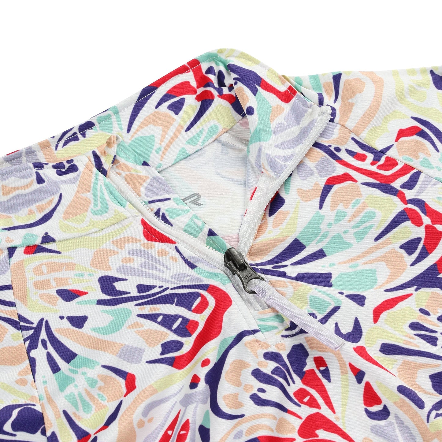 Revêtement fille à demi-zip réfléchissant - Papillon multicolore