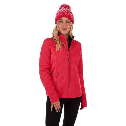 Damen Encore Full Zip - Kirschrot