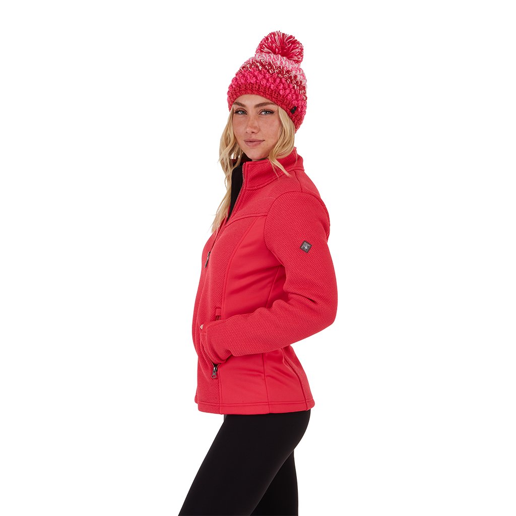 Womens Encore Full Zip - Cerise