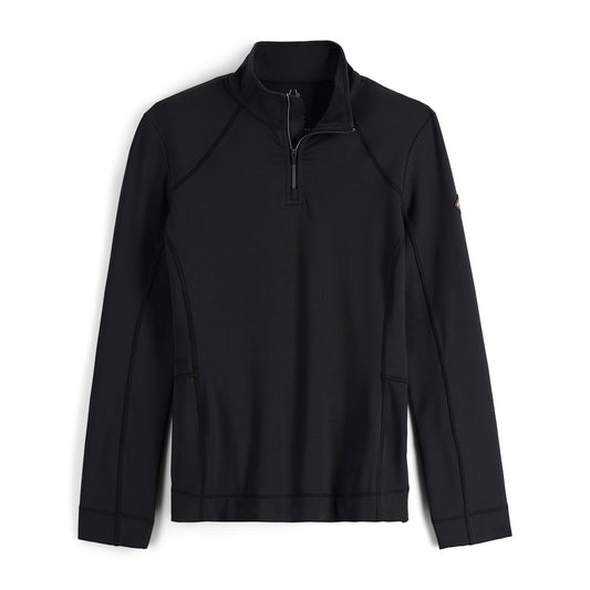 Savona Damen-Pullover mit halbem Reißverschluss - Schwarz (2022)