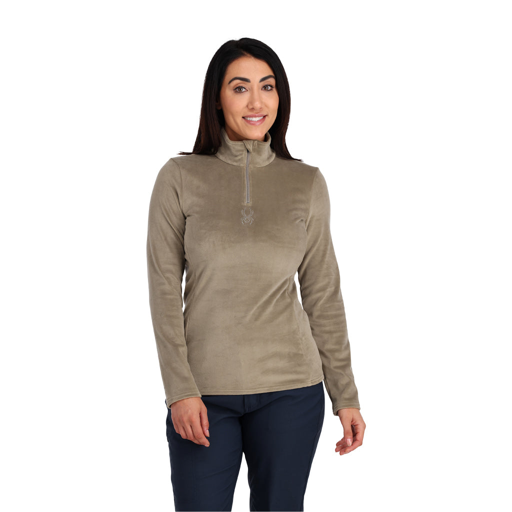 Pull demi-zip Shimmer Bug pour femme - Cachemire (2022)