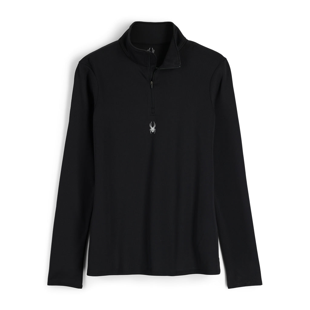Tempting Damen-Pullover mit halbem Reißverschluss - Schwarz (2022)
