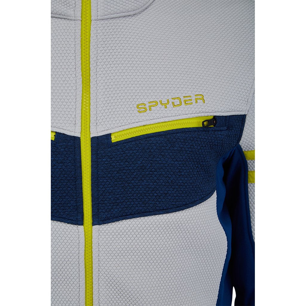 Mens Wengen Encore Full Zip - Glacier