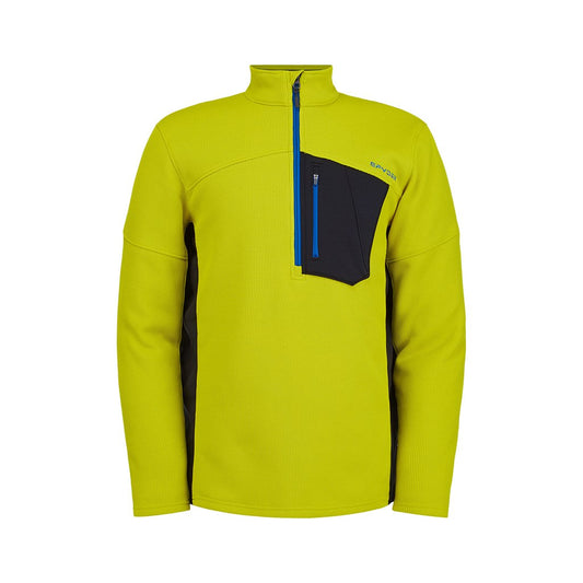 Herren Bandit Half Zip - Zitronengelb