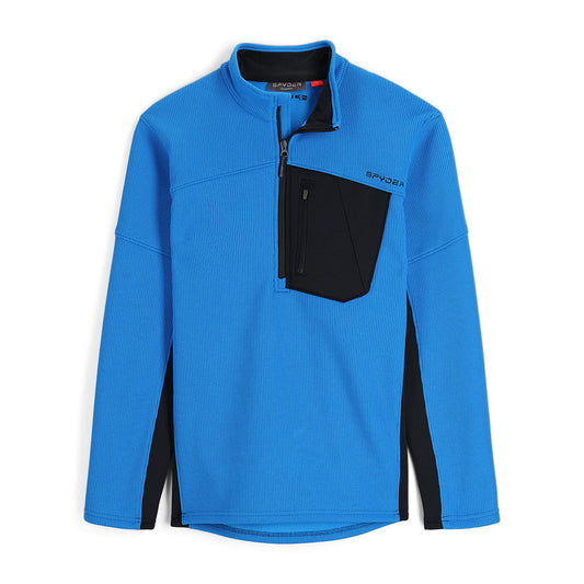 Bandit Herren-Pullover mit halbem Reißverschluss – Collegiate Black (2022)