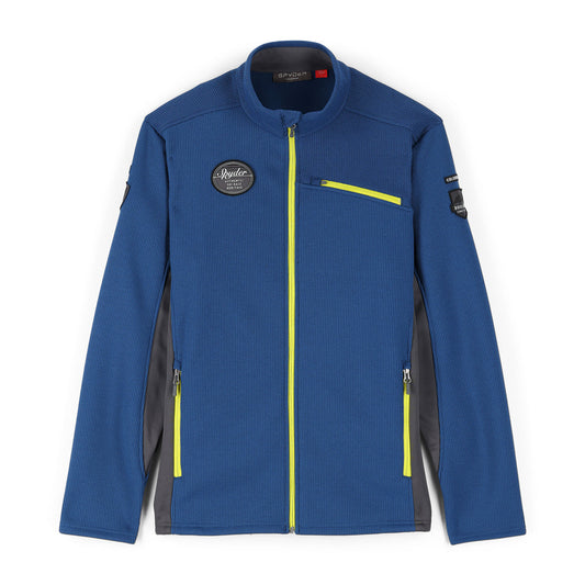 Herren Bandit Wengen Full Zip - Abyss Citron (2022)