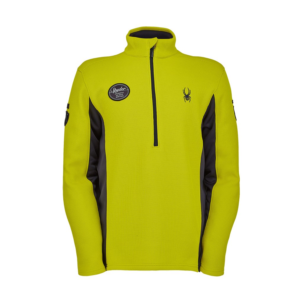 Herren Bandit Wengen Half Zip – Citron