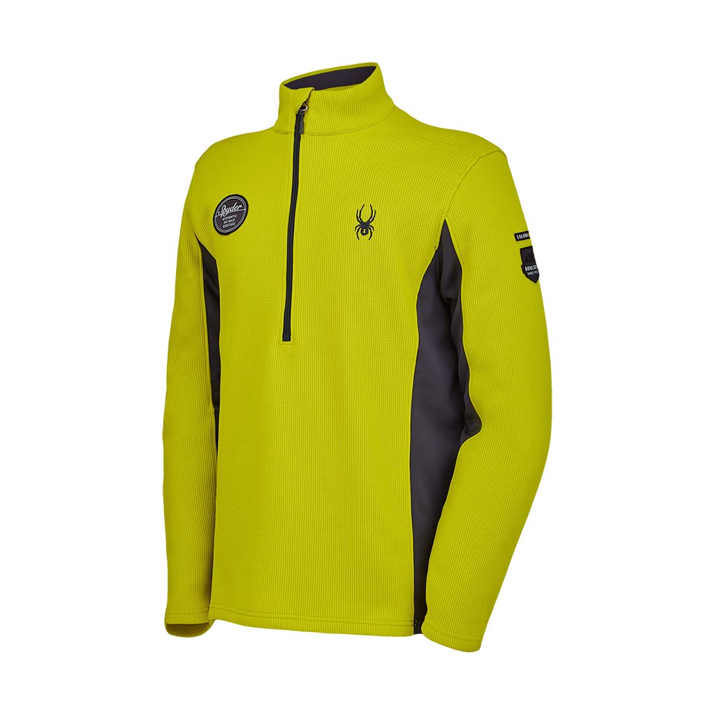 Herren Bandit Wengen Half Zip – Citron