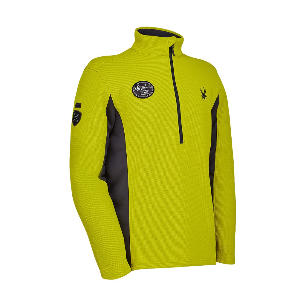 Herren Bandit Wengen Half Zip – Citron