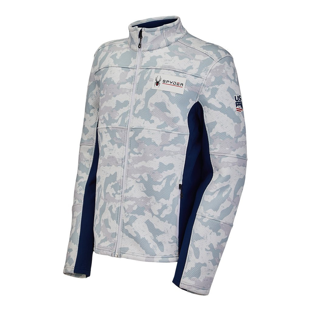 Mens USST Encore Full Zip - Snow Camo