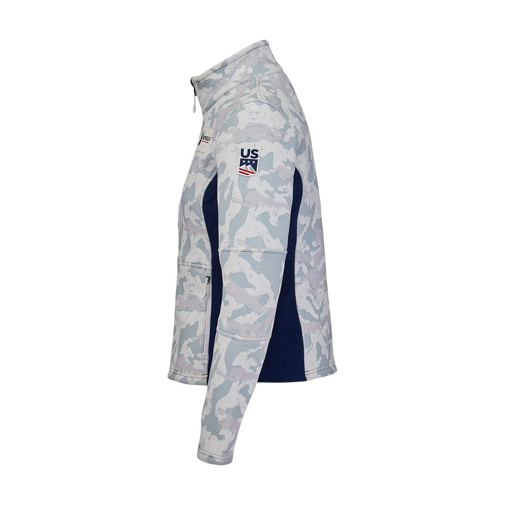 Womens USST Encore Full Zip - Snow Camo