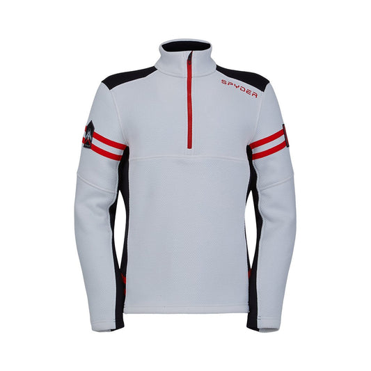 Herren Wengen Half Zip - Weiß