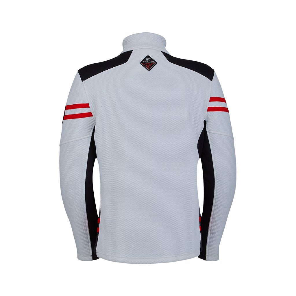 Wengen demi-zip pour homme - Blanc