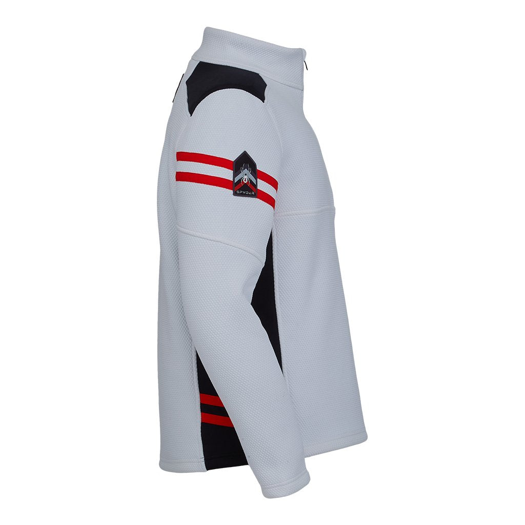Wengen demi-zip pour homme - Blanc