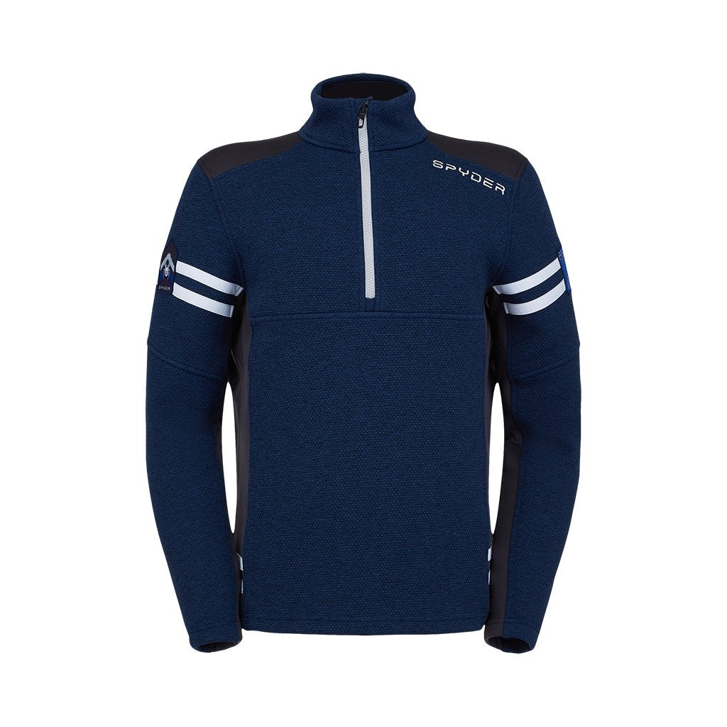 Wengen demi-zip homme - Abysse