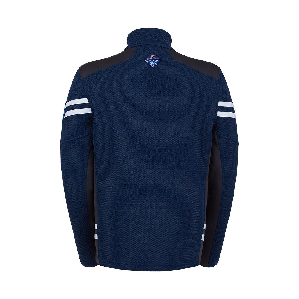 Wengen demi-zip homme - Abysse