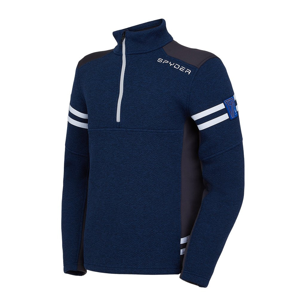 Wengen demi-zip homme - Abysse