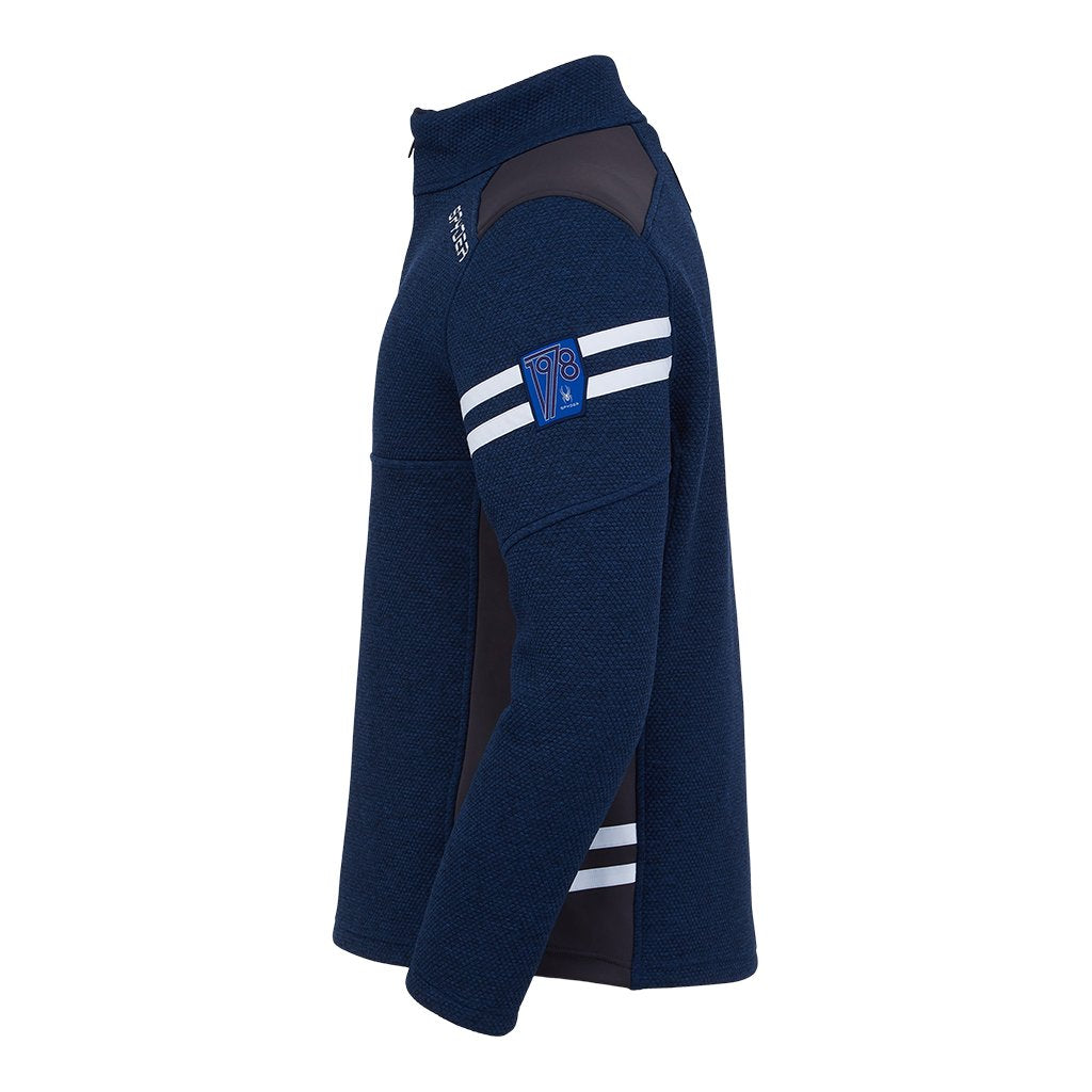 Wengen demi-zip homme - Abysse