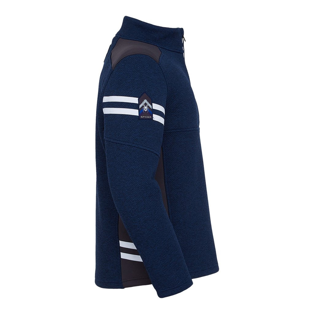 Wengen demi-zip homme - Abysse
