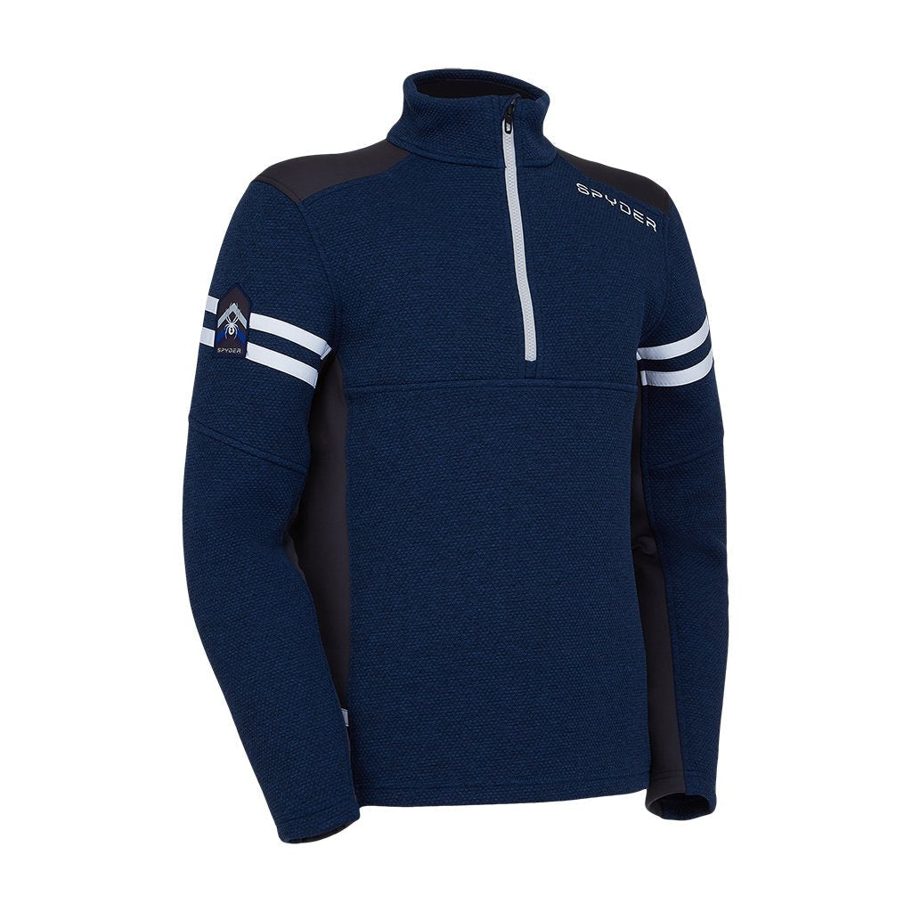 Wengen demi-zip homme - Abysse