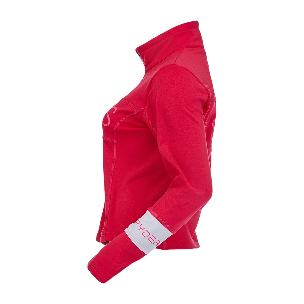 Pull Speed ​​1/4 Zip Femme - Cerise