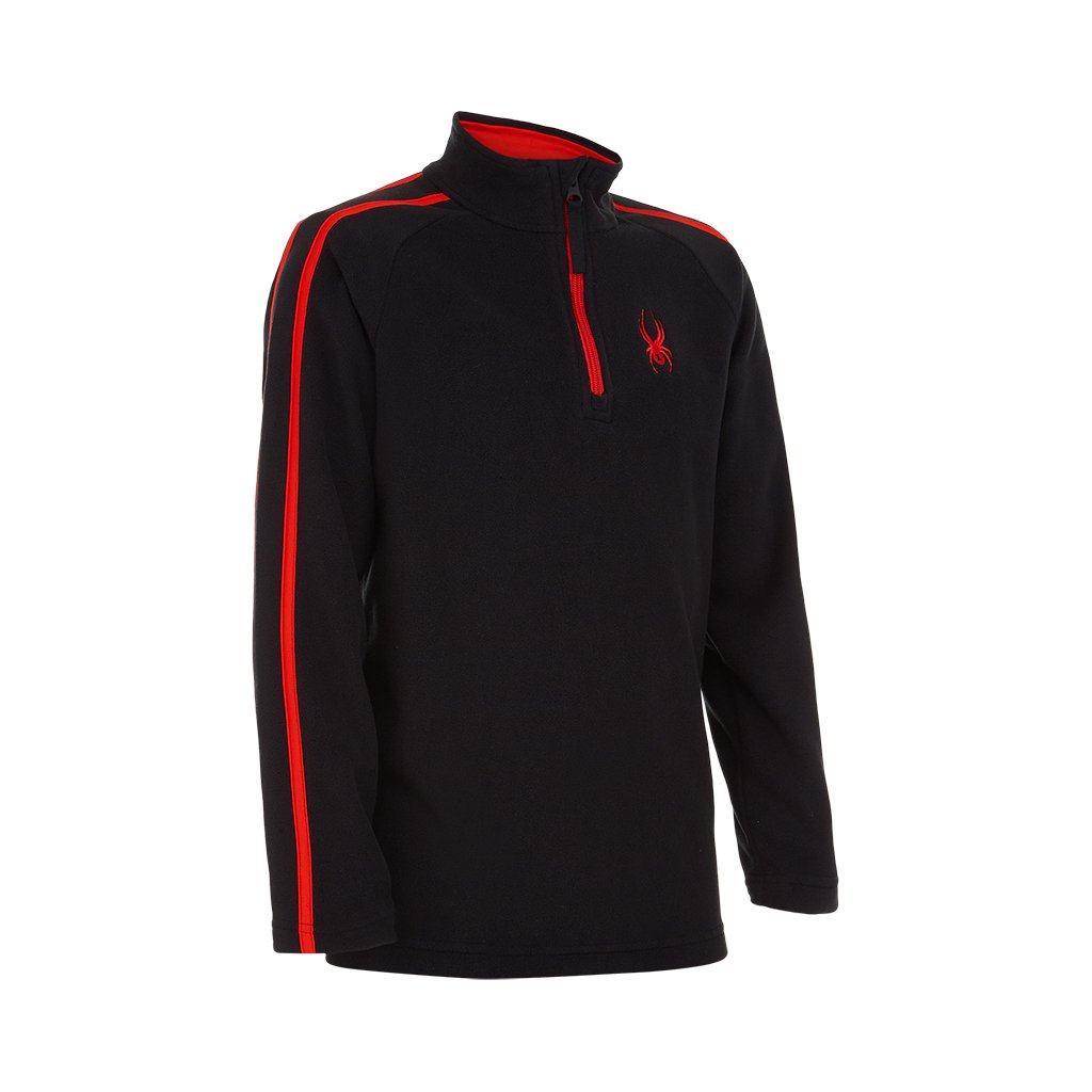 Speed-Fleece für Jungen – Schwarz