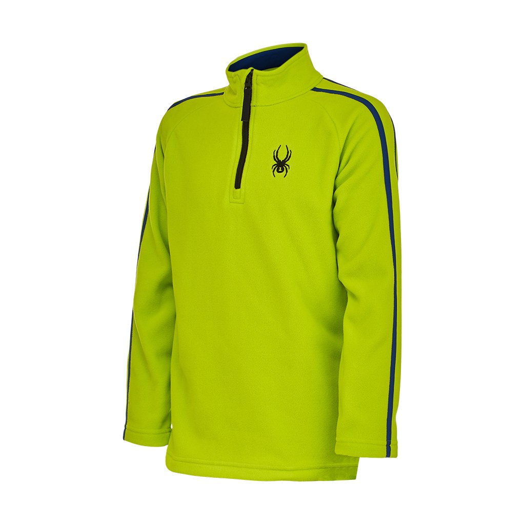 Speed ​​Fleece für Jungen – Scharfes Limettengrün