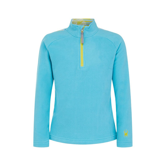 Speed-Fleece für Mädchen – Bahamablau