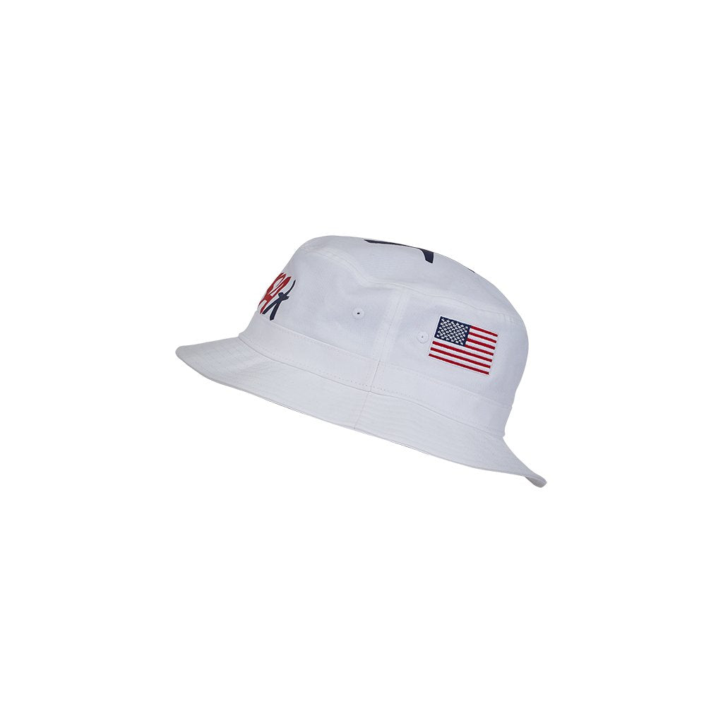 USA Bucket für Herren – Weiß
