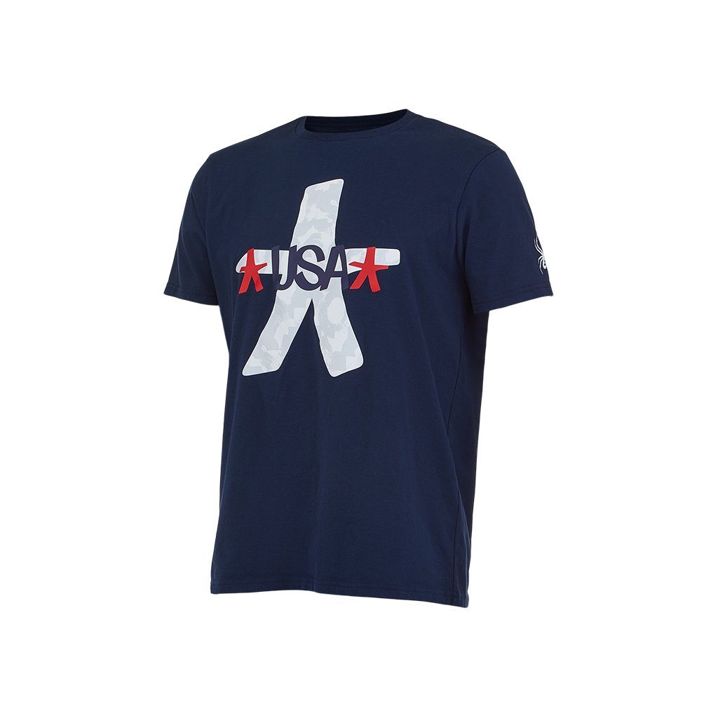 Mens USA Tee - Indigo